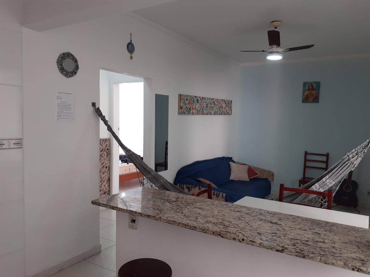 Apartamento Vento E Mar - 2 Quartos Com Sacada Na Quadra Da Praia Do Gonzaga 산토스 외부 사진