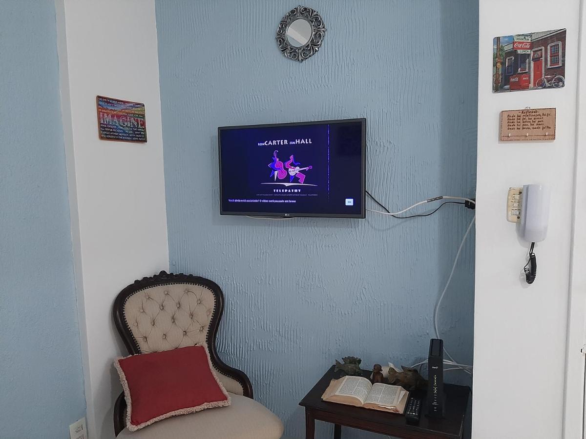 Apartamento Vento E Mar - 2 Quartos Com Sacada Na Quadra Da Praia Do Gonzaga 산토스 외부 사진