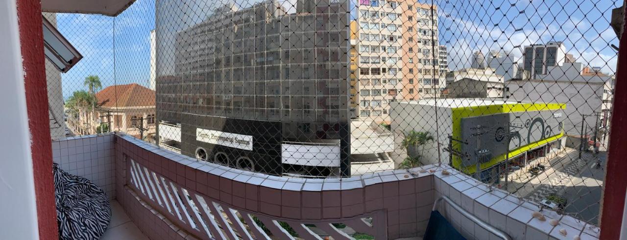 Apartamento Vento E Mar - 2 Quartos Com Sacada Na Quadra Da Praia Do Gonzaga 산토스 외부 사진